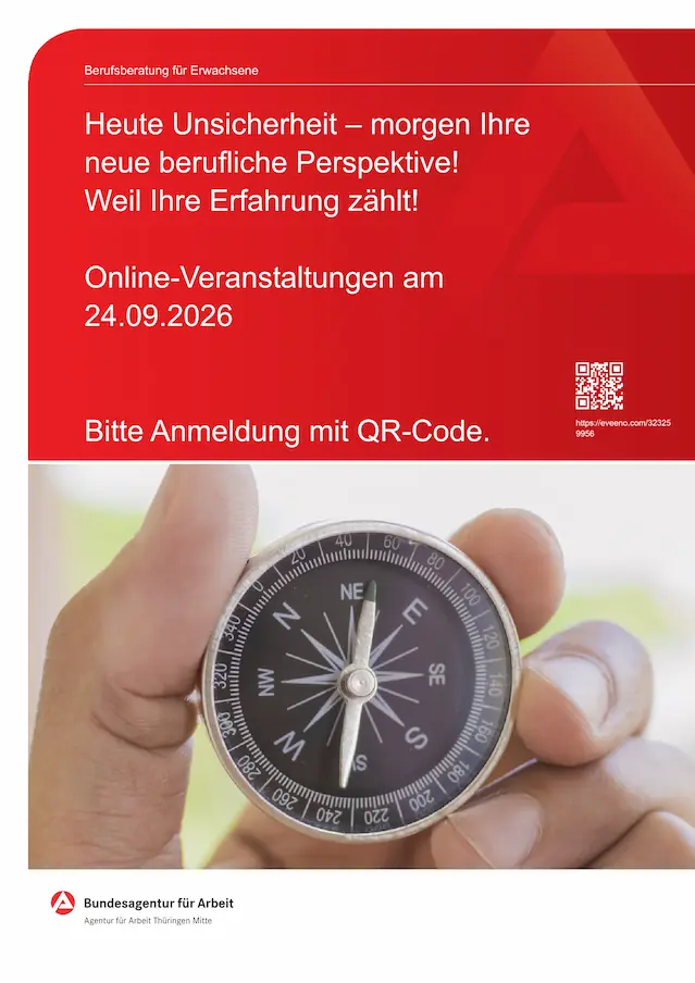 Heute Unsicherheit – morgen Ihre neue berufliche Perspektive! Weil Ihre Erfahrung zählt!